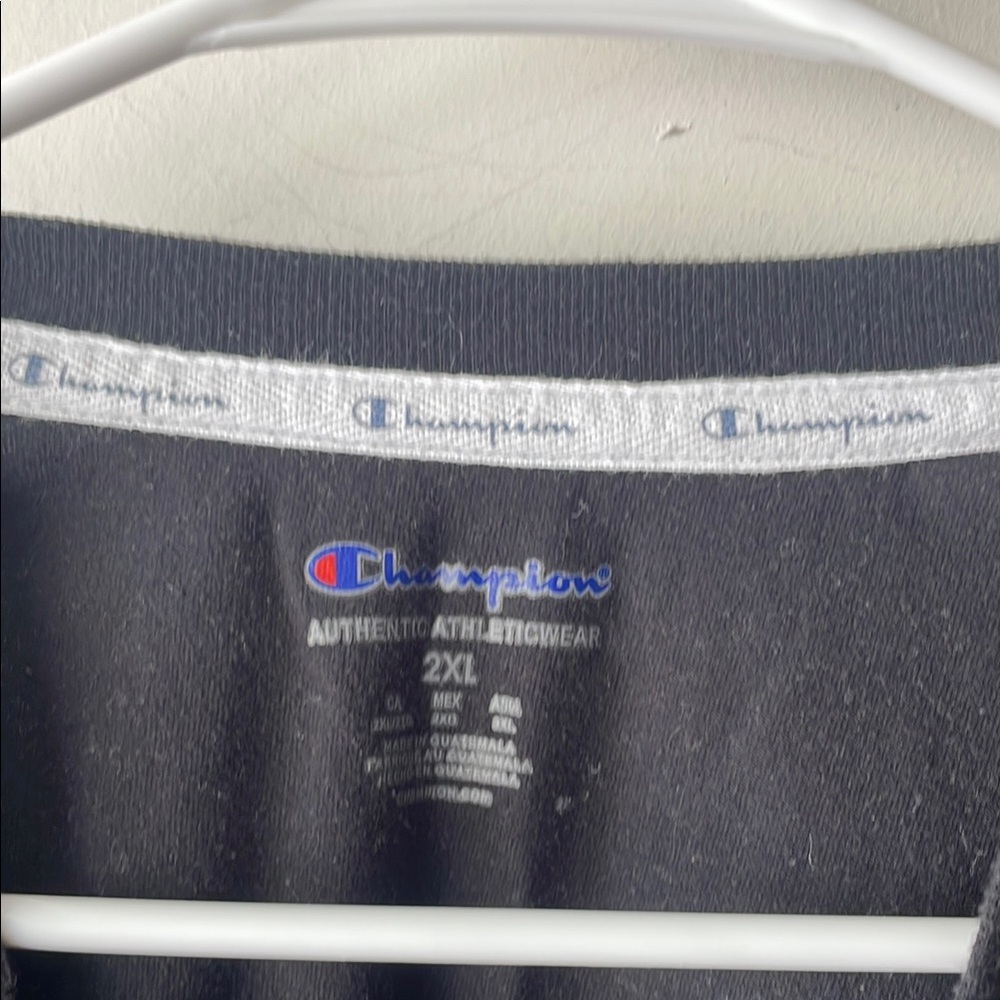 Champion Black Graphic Boxy Tee - Picture 2 of 6